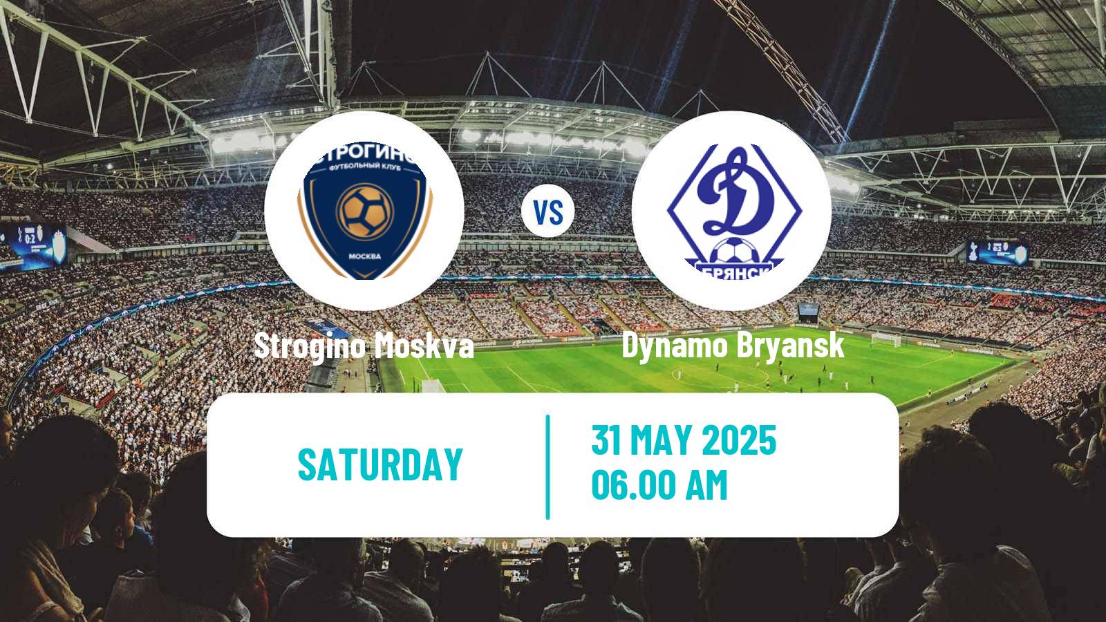 Soccer FNL 2 Division B Group 3 Strogino Moskva - Dynamo Bryansk