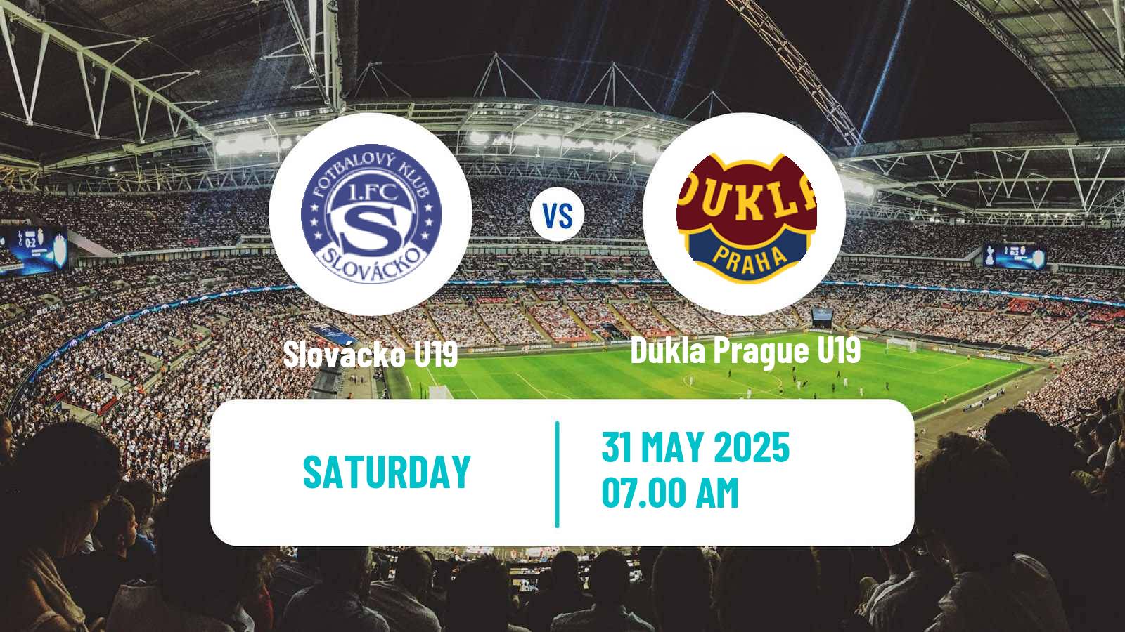 Soccer Czech U19 League Slovácko U19 - Dukla Prague U19