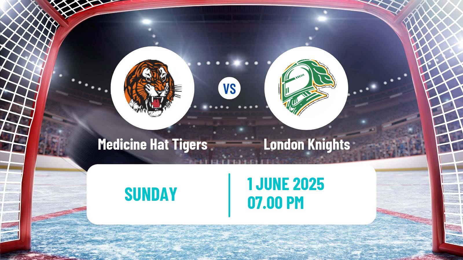 Hockey Memorial Cup Medicine Hat Tigers - London Knights