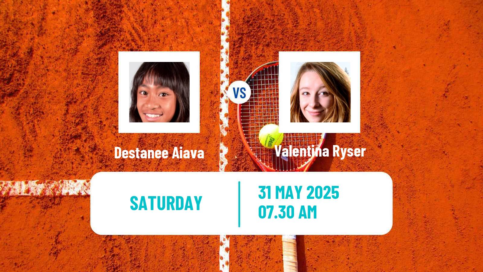 Tennis Birmingham Challenger Women 2025 Destanee Aiava - Valentina Ryser