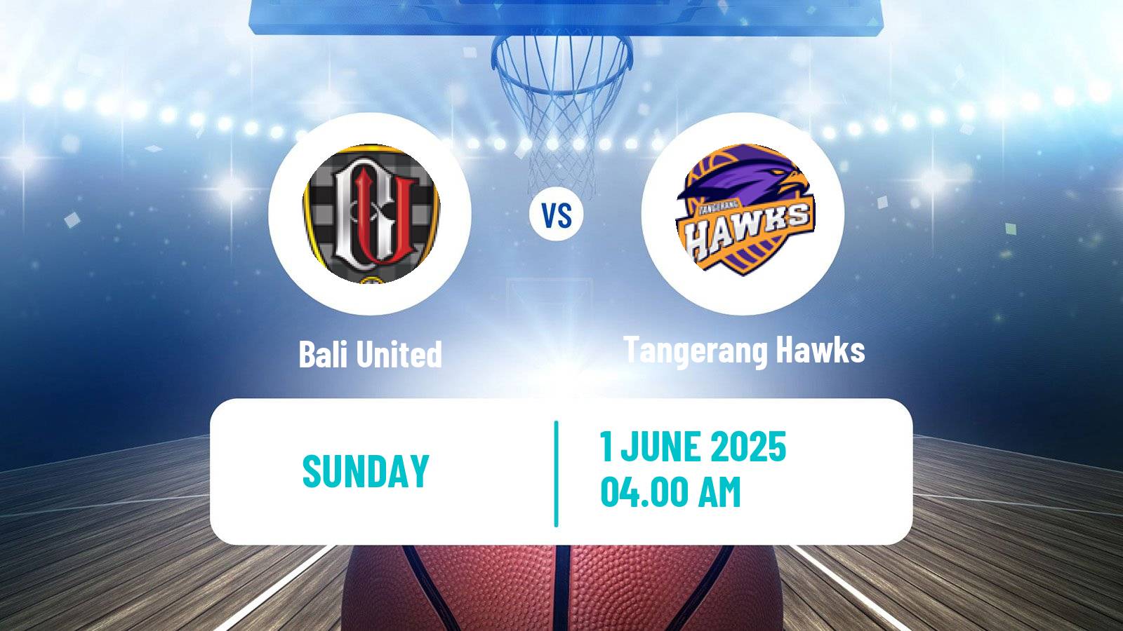 Basketball Indonesian IBL Bali United - Tangerang Hawks