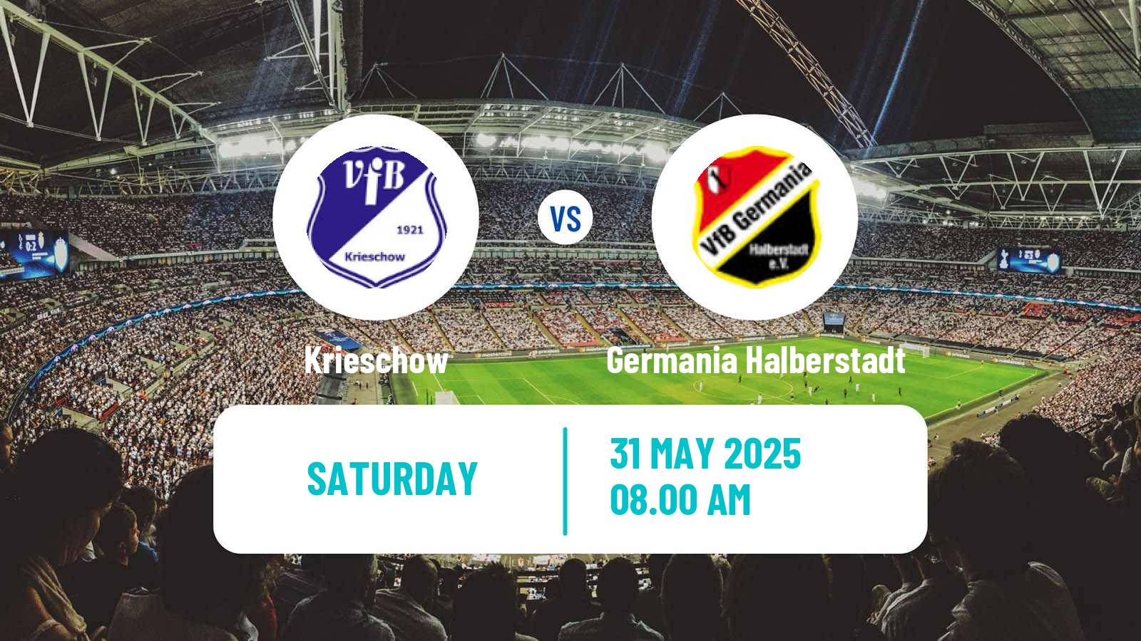 Soccer German Oberliga NOFV- Süd Krieschow - Germania Halberstadt