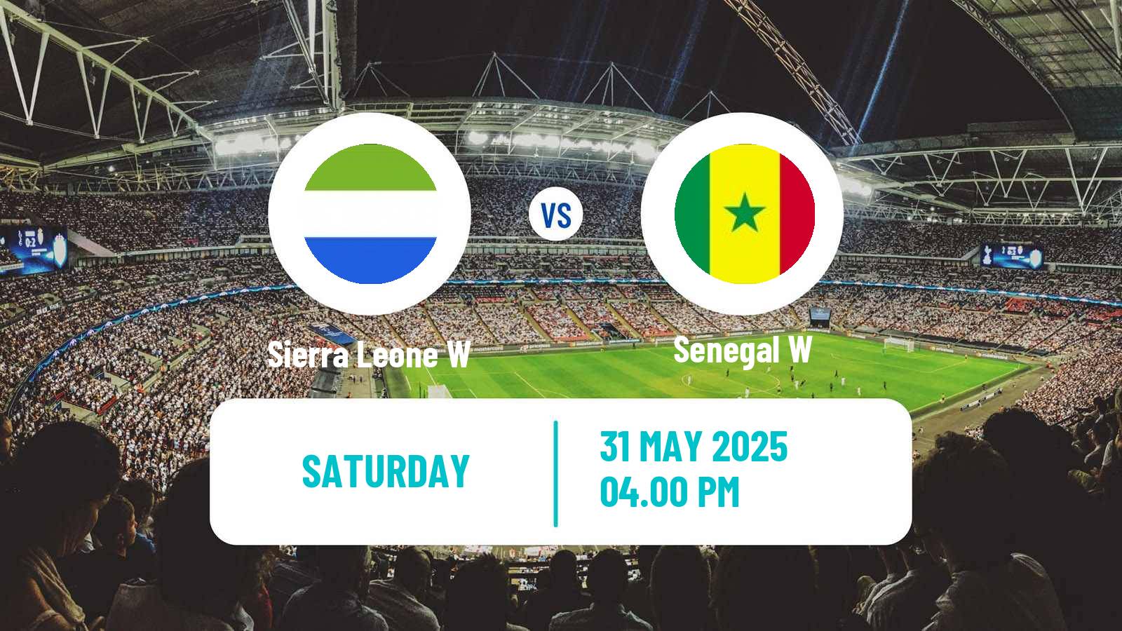 Football Friendly International Women Sierra Leone W - Senegal W
