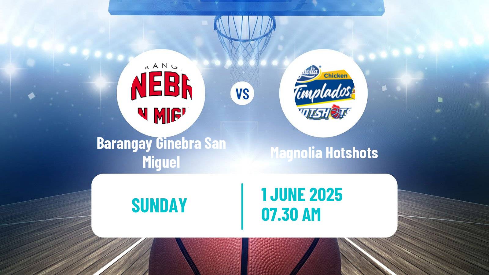 Basketball Philippines Cup Barangay Ginebra San Miguel - Magnolia Hotshots
