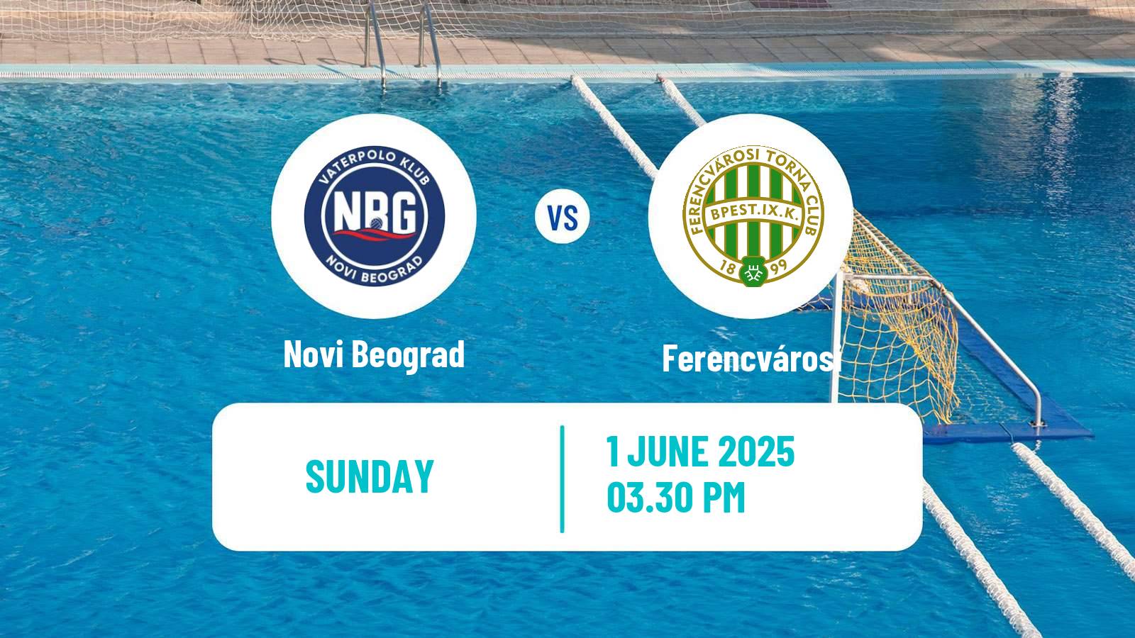 Water polo Champions League Water Polo Novi Beograd - Ferencvárosi
