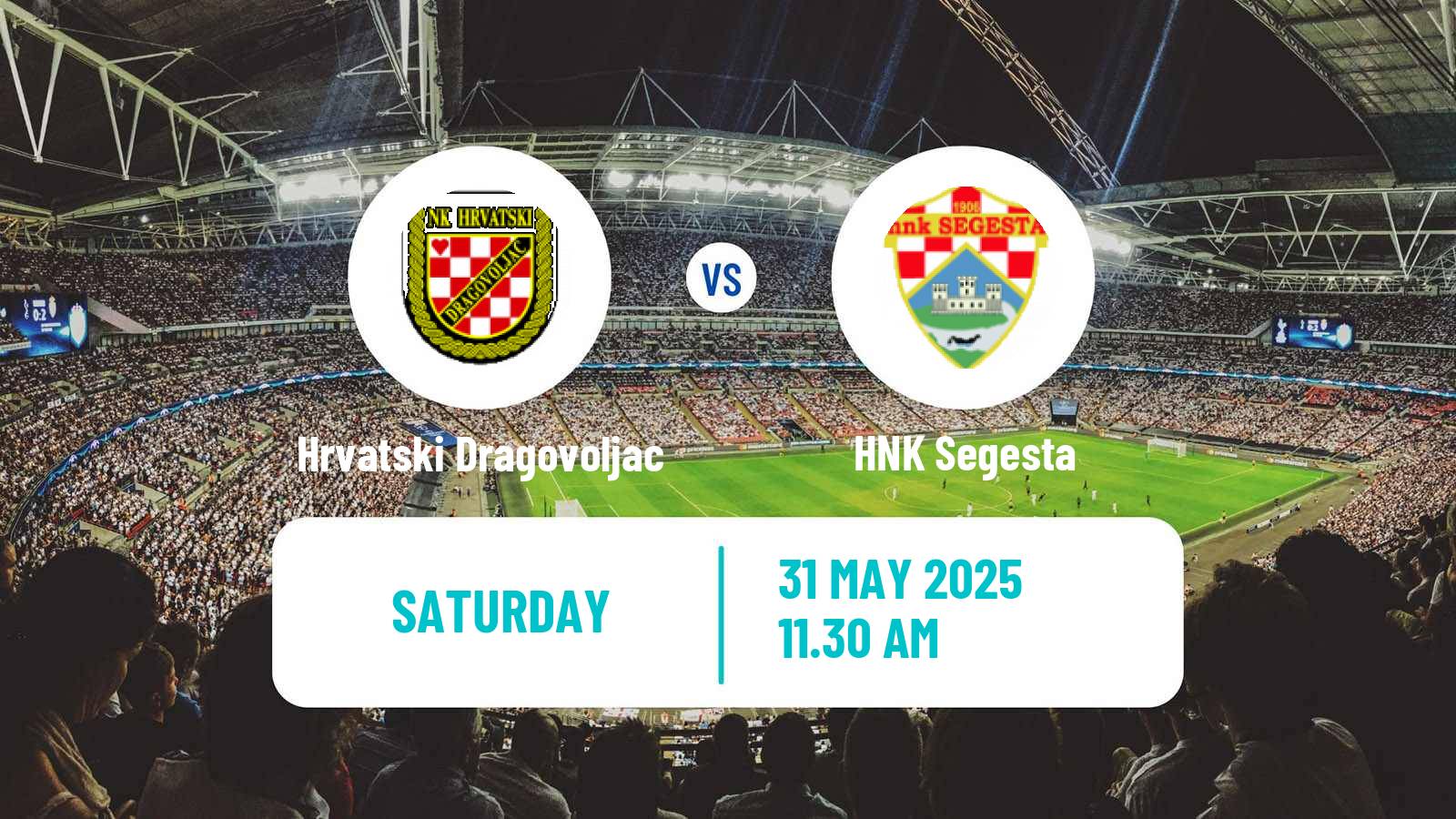 Soccer Croatian Druga NL Hrvatski Dragovoljac - Segesta