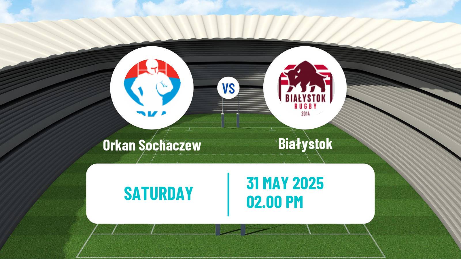 Rugby union Polish Ekstraliga Rugby Orkan Sochaczew - Białystok