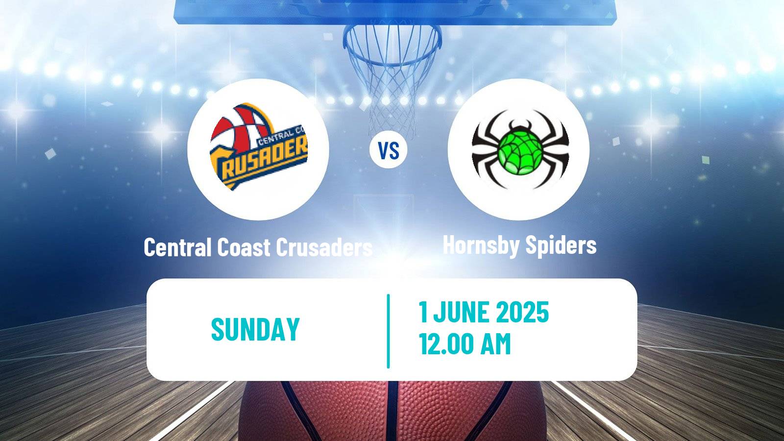 Basketball Australian NBL1 East Central Coast Crusaders - Hornsby Spiders