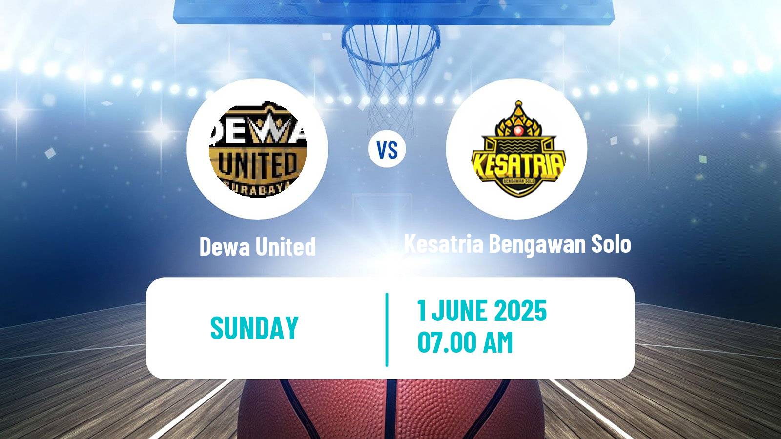 Basketball Indonesian IBL Dewa United - Kesatria Bengawan Solo