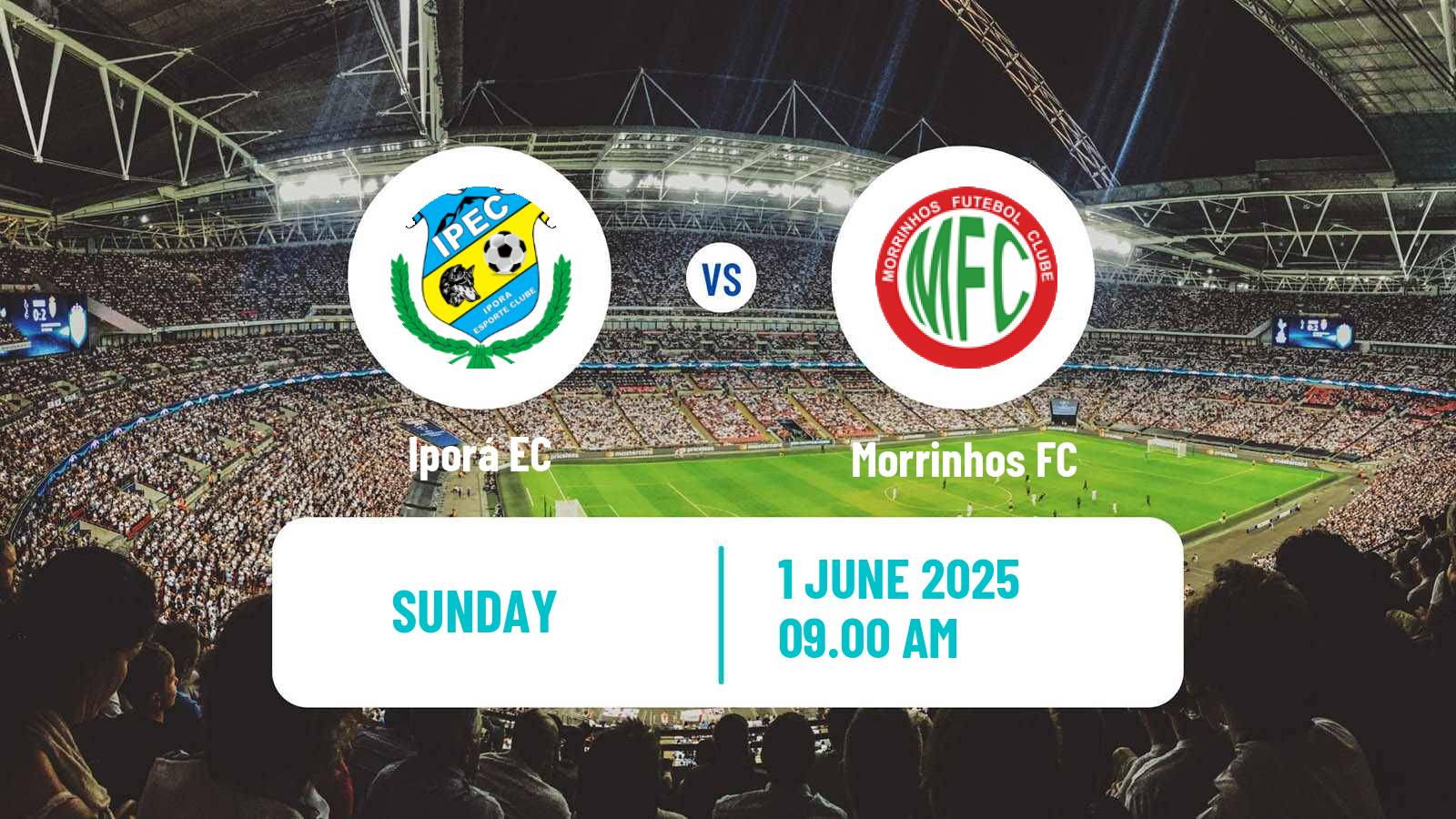 Soccer Brazilian Campeonato Goiano 2 Iporá - Morrinhos