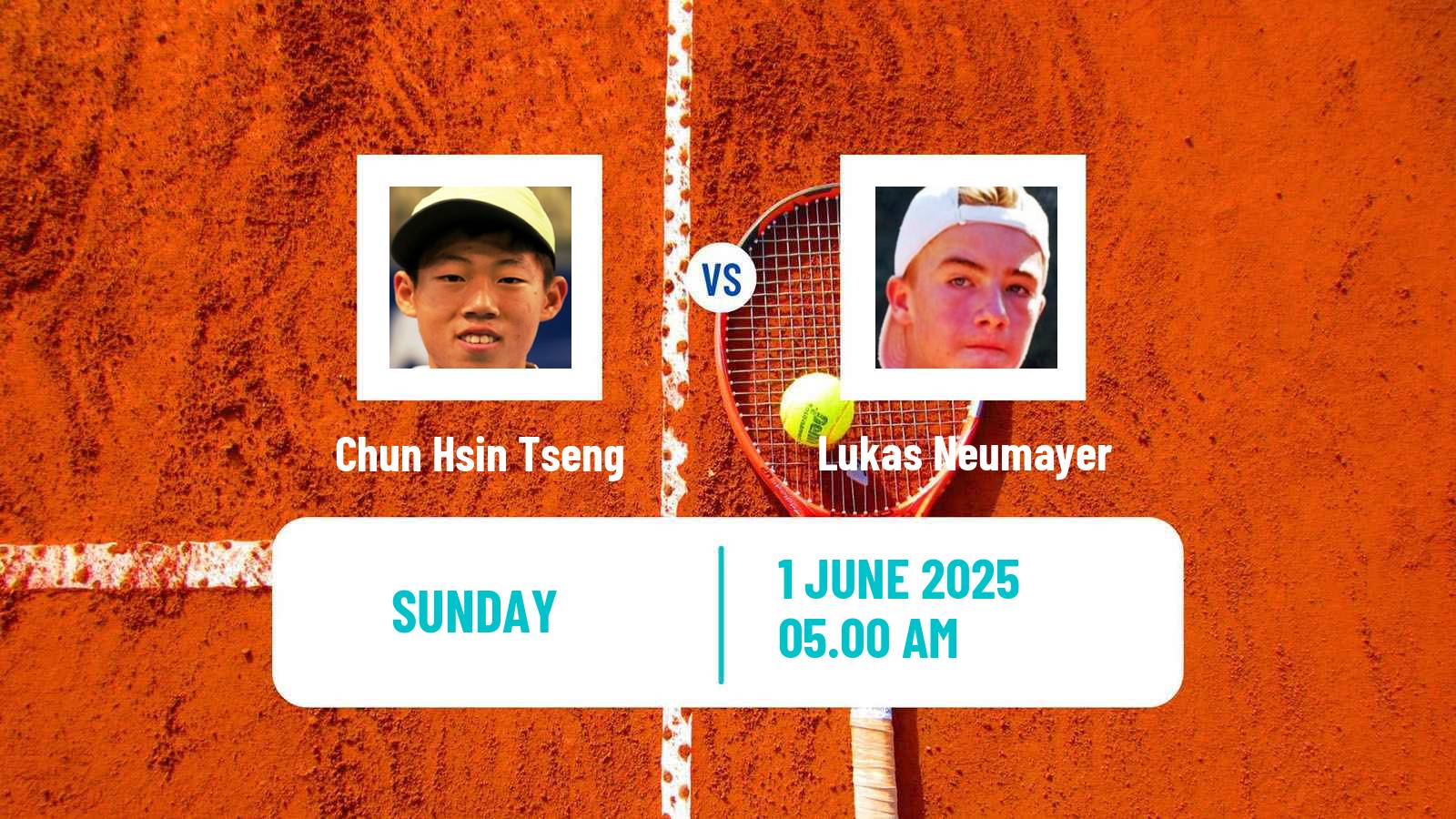 Tennis Vicenza Challenger Men Chun Hsin Tseng - Lukas Neumayer