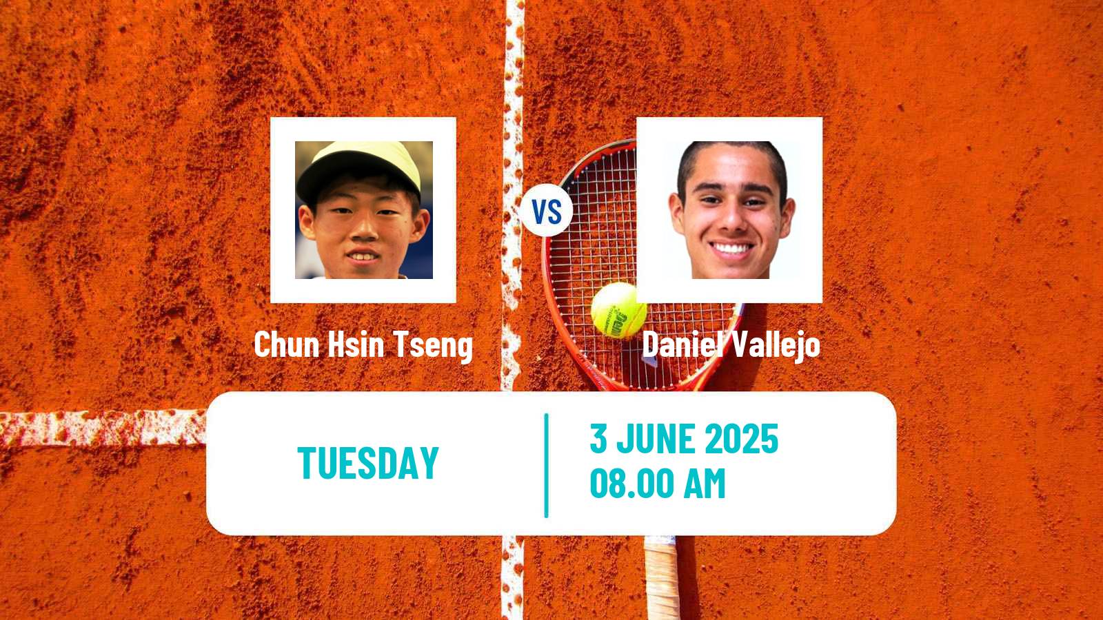 Tennis Prostejov Challenger Men Chun Hsin Tseng - Daniel Vallejo