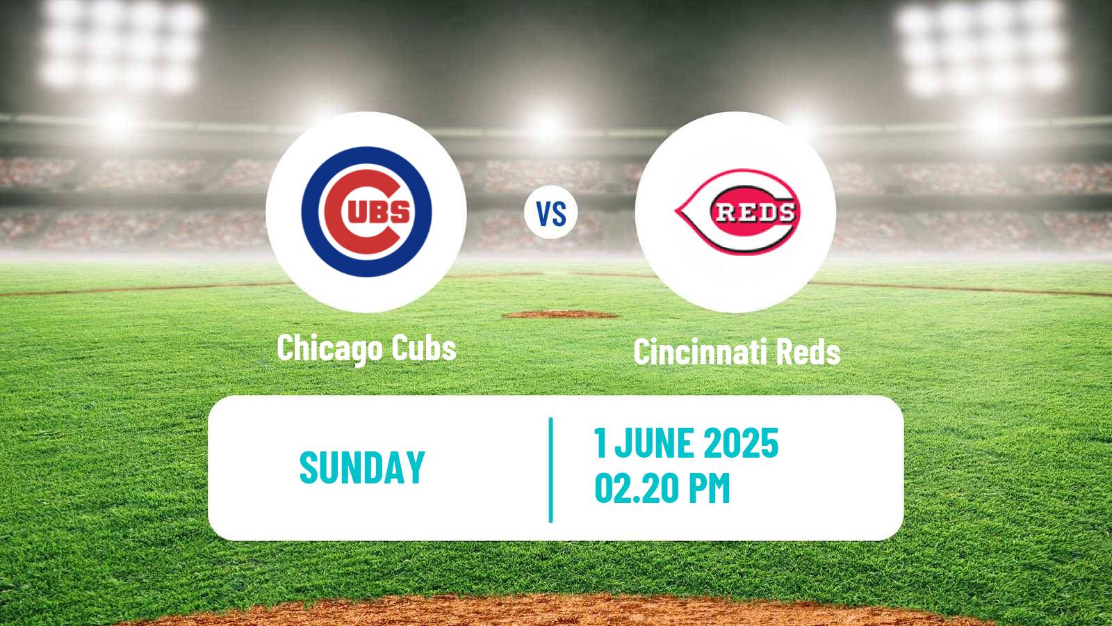 Baseball MLB Chicago Cubs - Cincinnati Reds