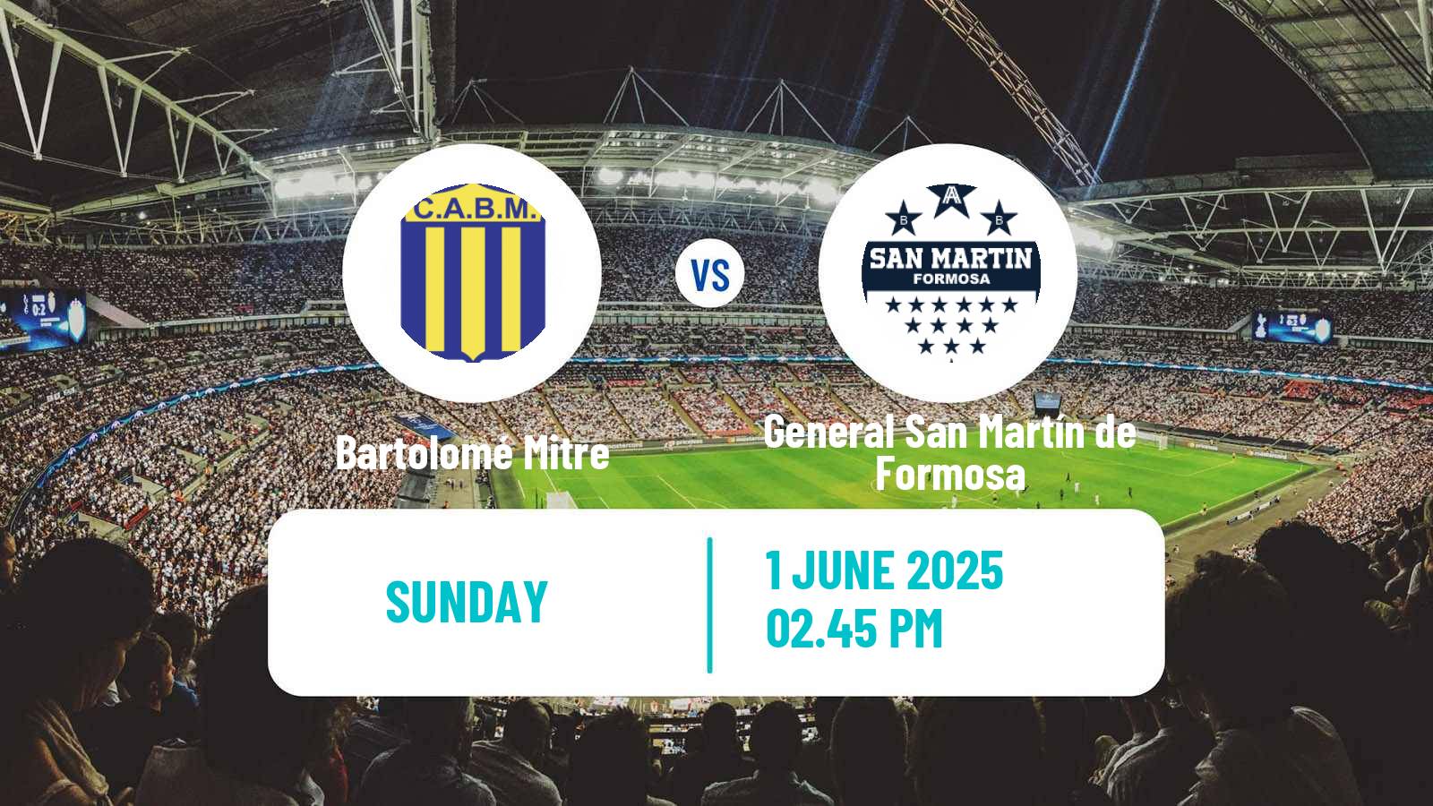 Soccer Argentinian Torneo Federal Bartolomé Mitre - General San Martín de Formosa