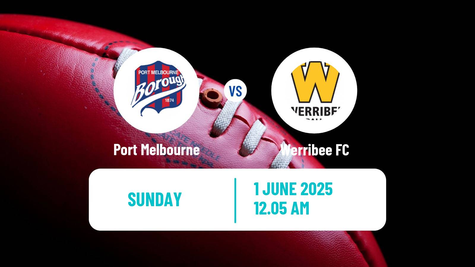 Aussie rules VFL Port Melbourne - Werribee