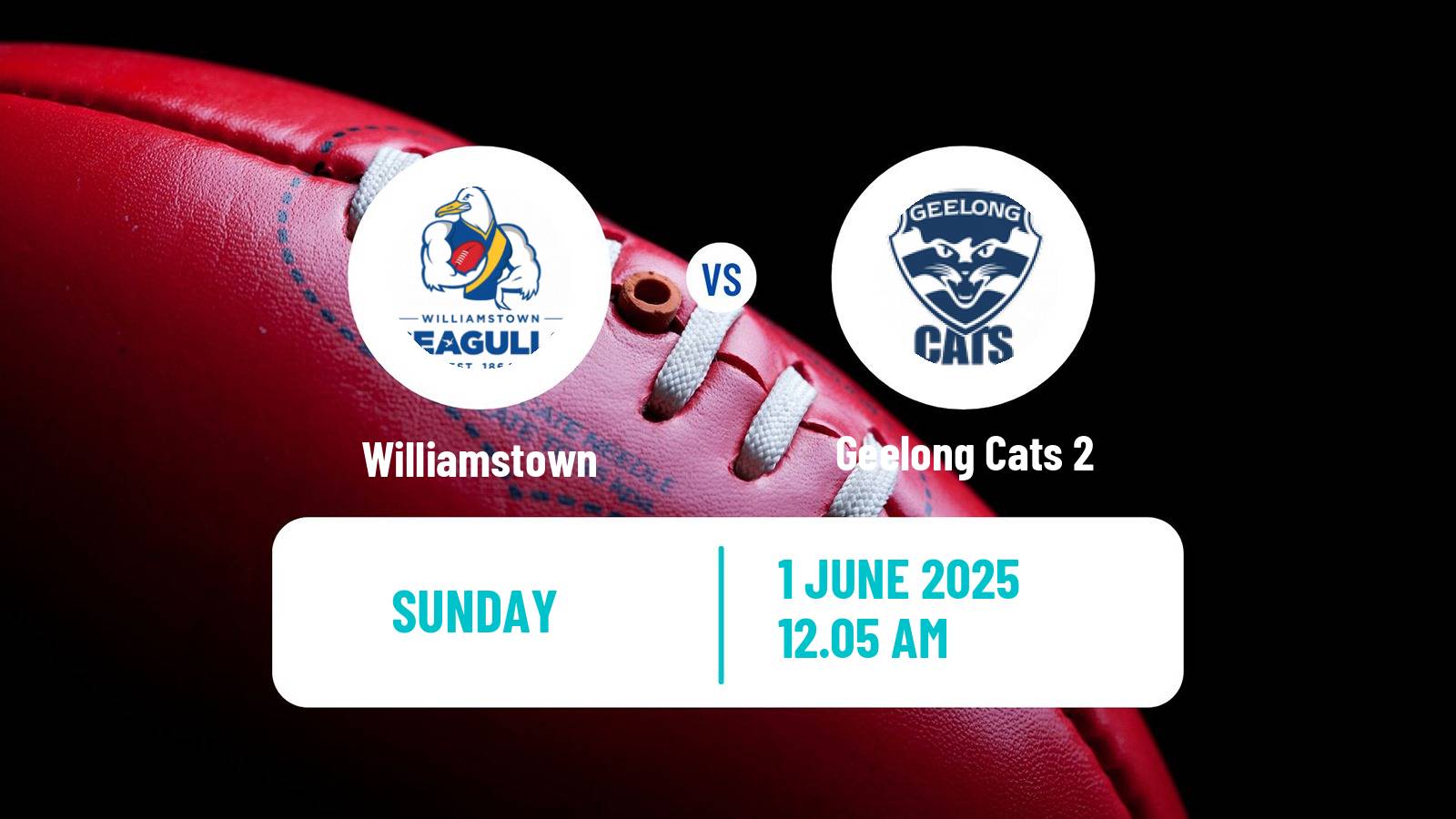 Aussie rules VFL Williamstown - Geelong Cats 2