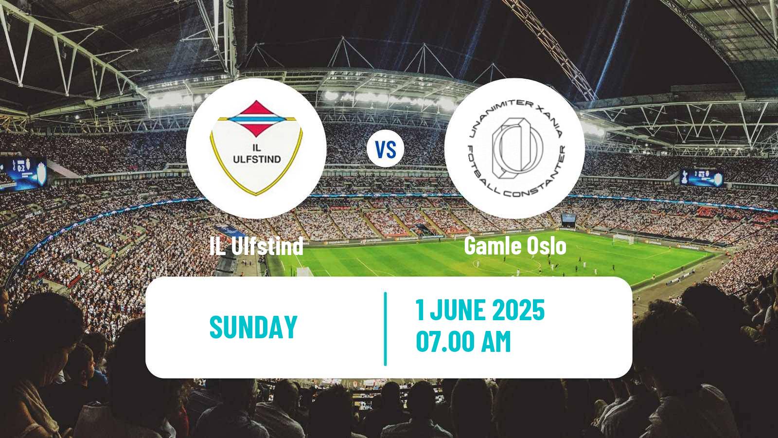 Soccer Norwegian Division 3 - Group 1 Ulfstind - Gamle Oslo