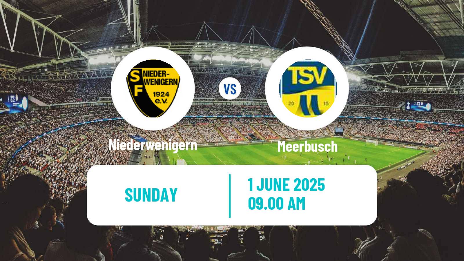 Football German Oberliga Niederrhein Niederwenigern - Meerbusch