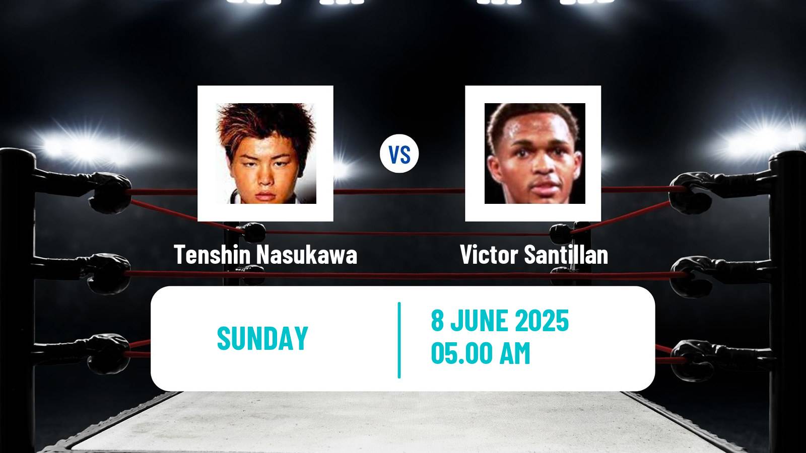 Boxing Bantamweight Others Matches Men Tenshin Nasukawa - Victor Santillan
