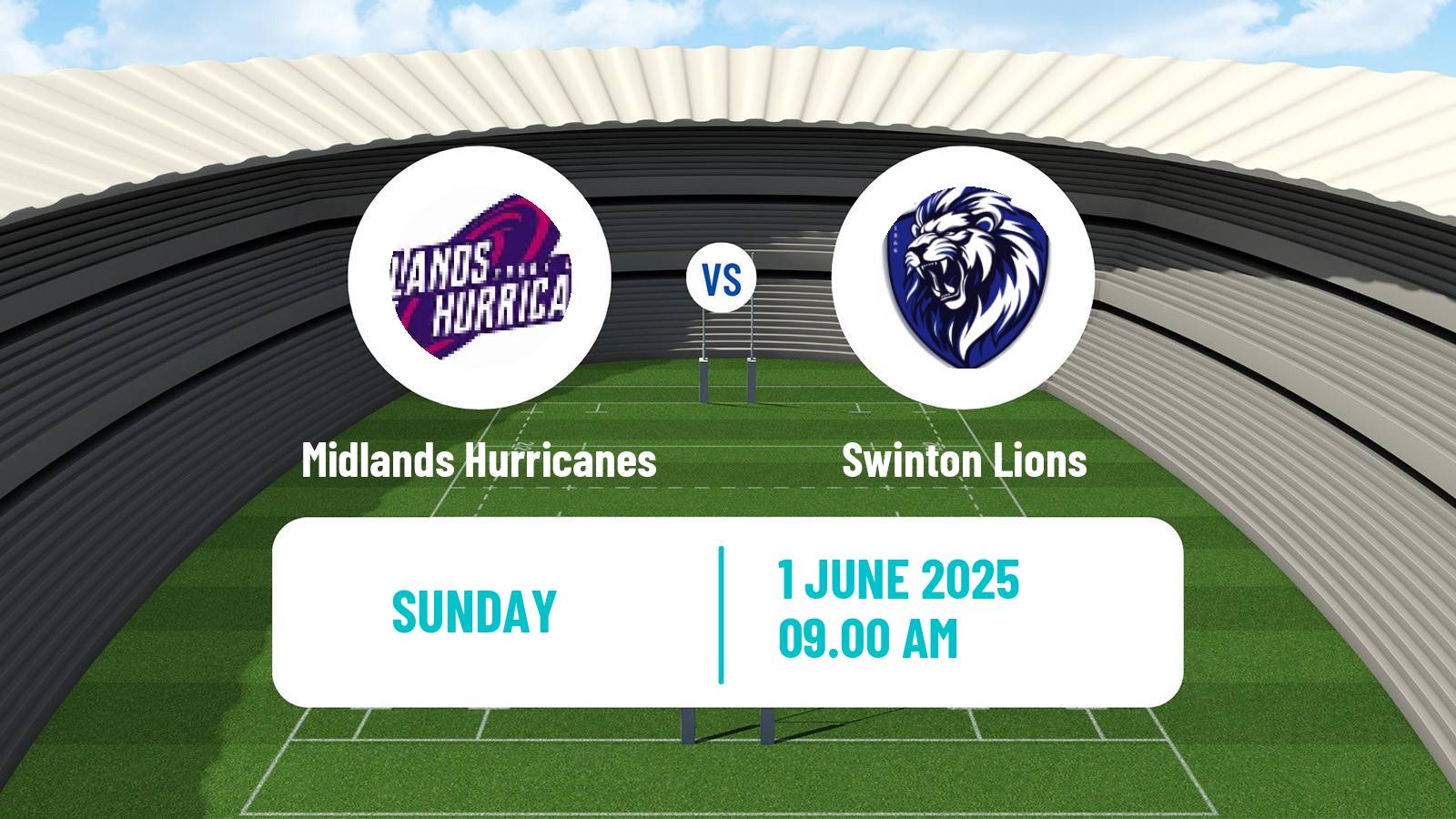 Rugby league English League 1 Rugby League Midlands Hurricanes - Swinton Lions