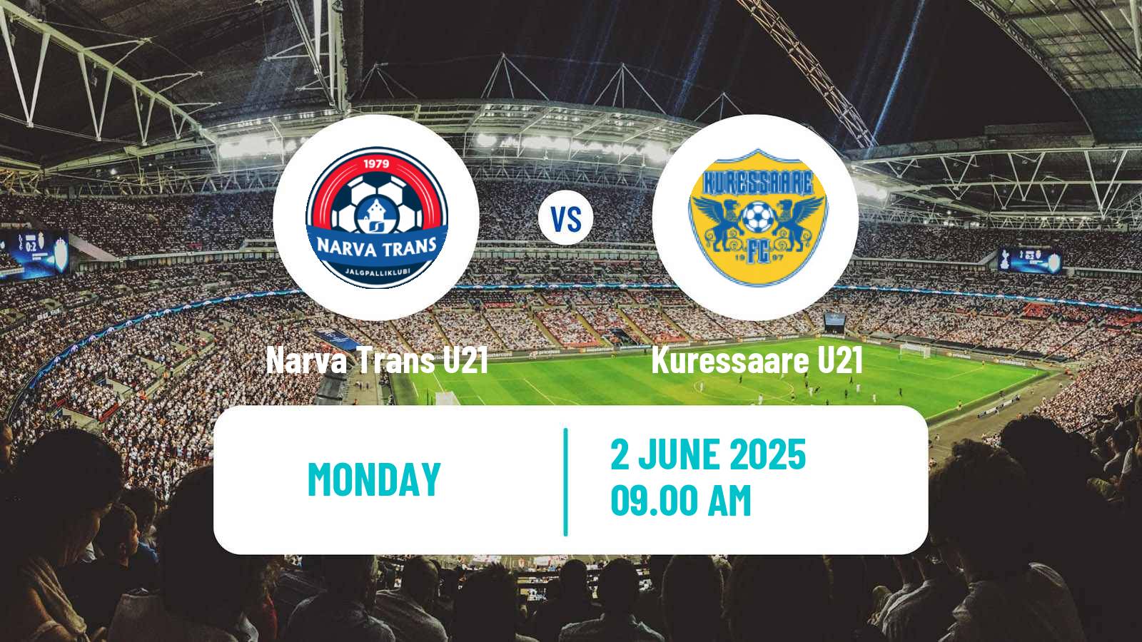 Soccer Estonian Esiliiga B Narva Trans U21 - Kuressaare U21