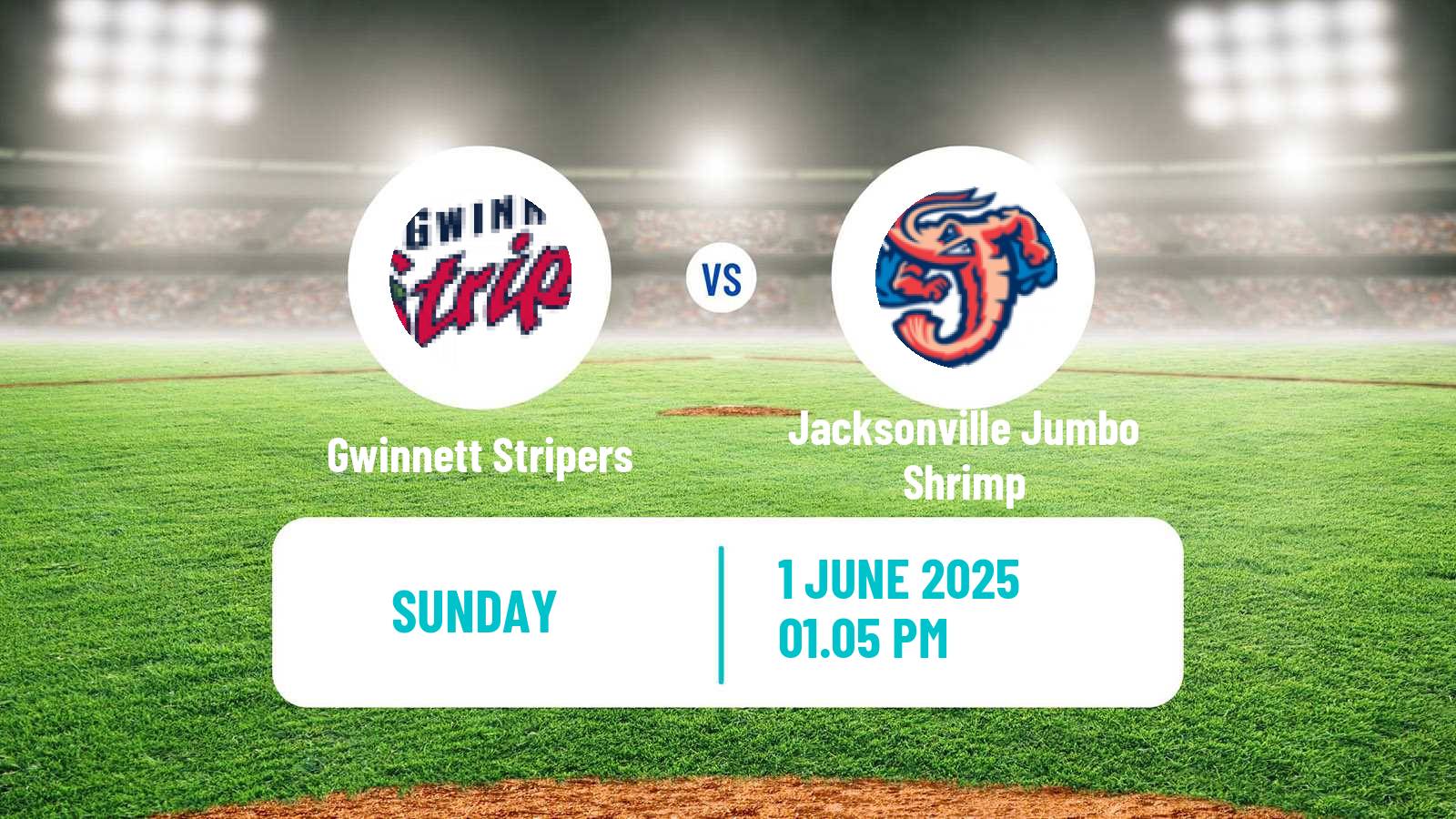 Baseball IL Gwinnett Stripers - Jacksonville Jumbo Shrimp