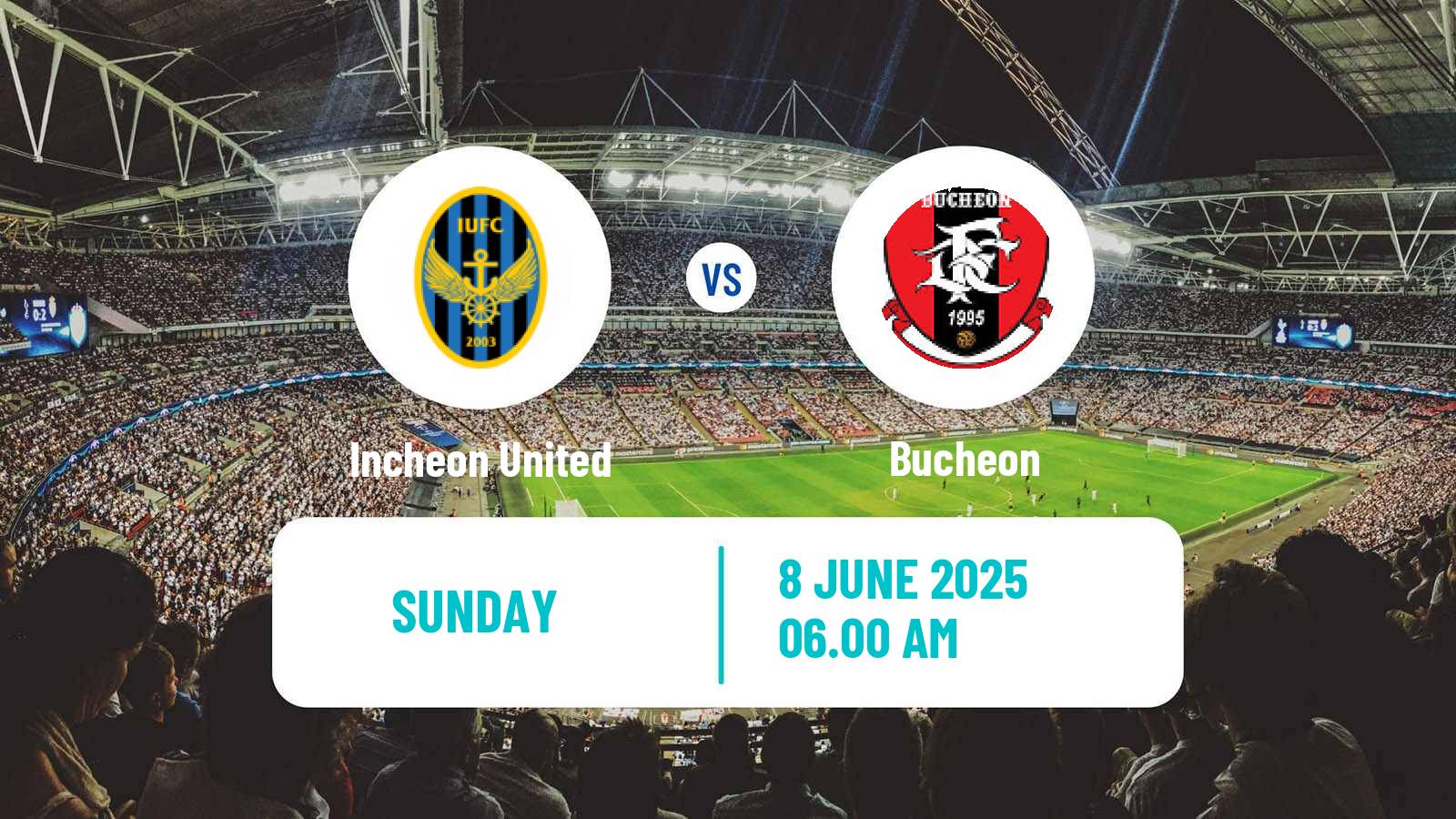 Soccer South Korean K-League 2 Incheon United - Bucheon