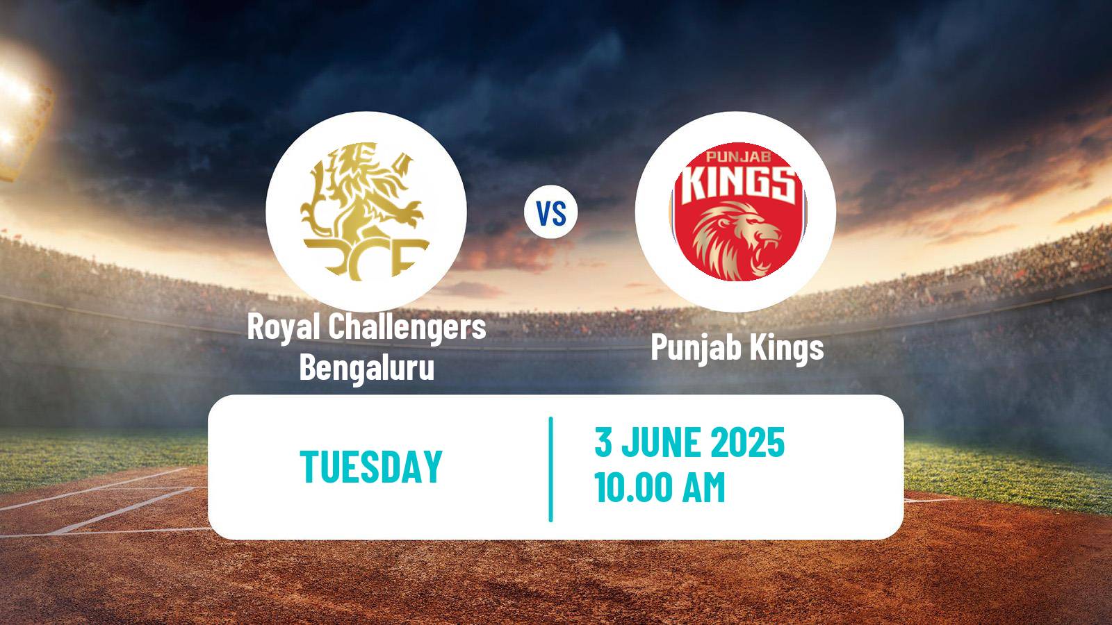 Cricket Indian Premier League Cricket Royal Challengers Bengaluru - Punjab Kings