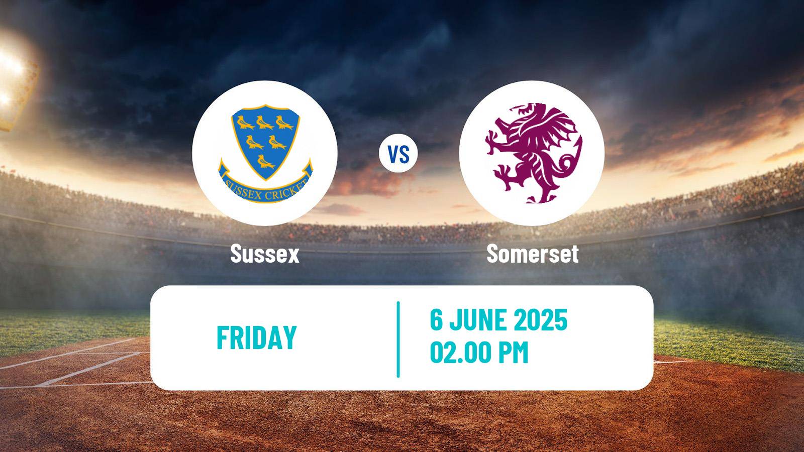 Cricket Vitality Blast Sussex - Somerset