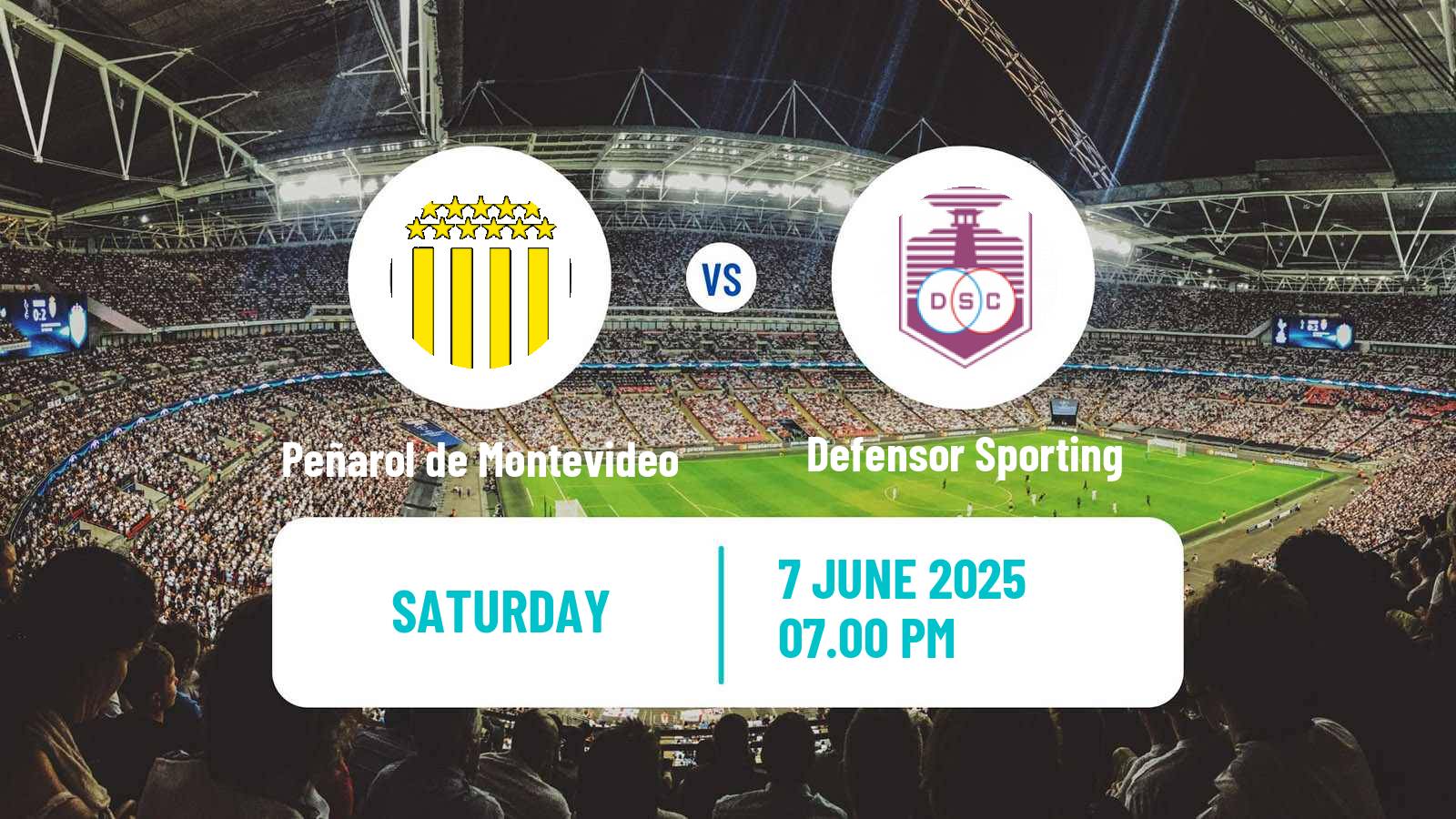 Football Uruguayan Primera Division Peñarol de Montevideo - Defensor Sporting
