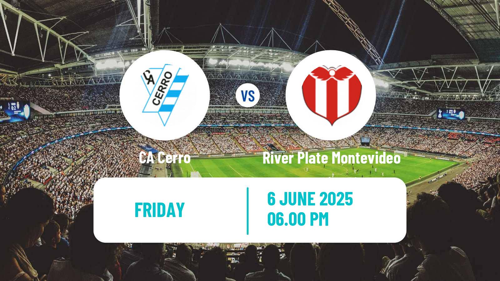 Soccer Uruguayan Primera Division Cerro - River Plate Montevideo