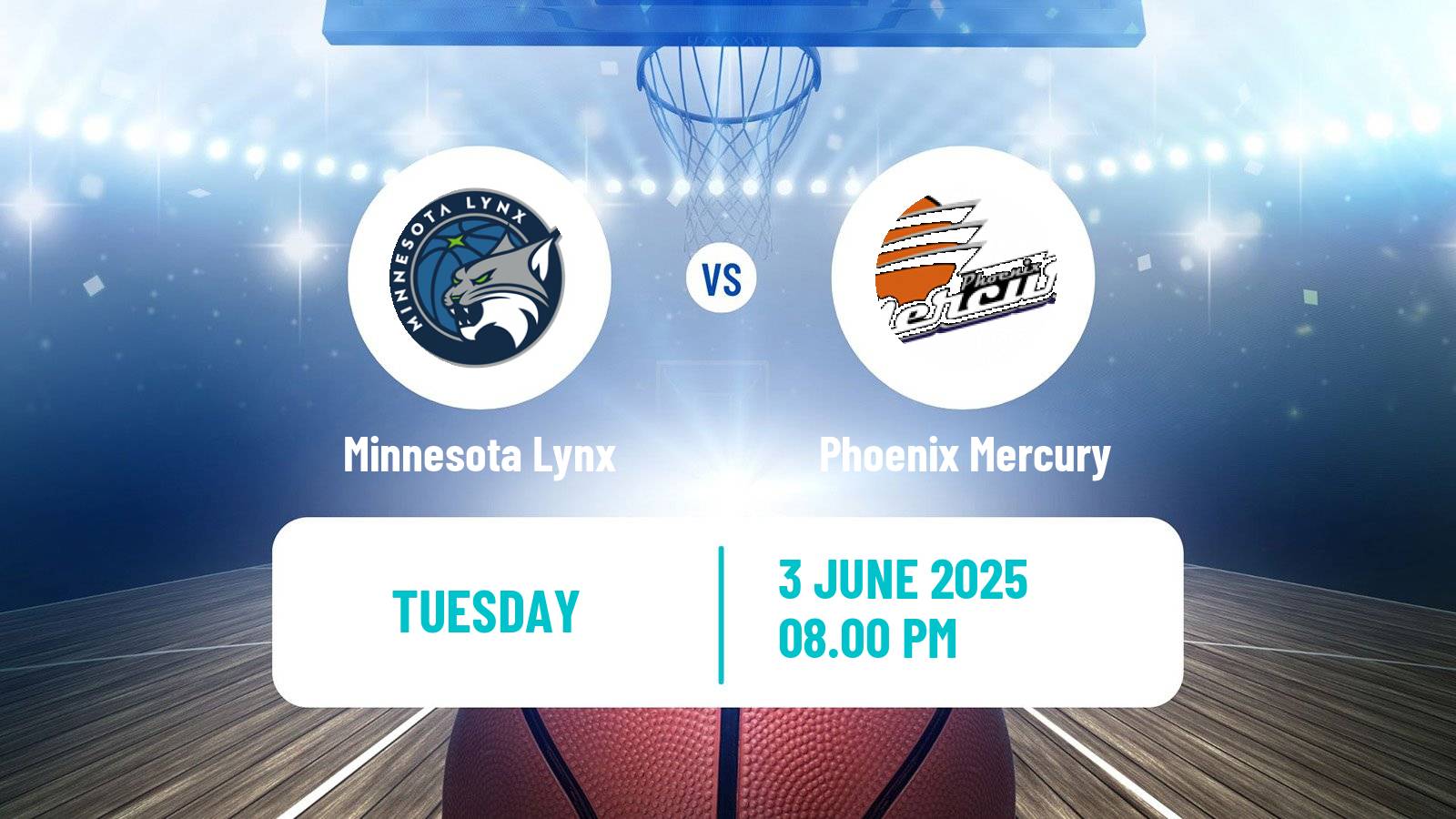 Basketball WNBA Minnesota Lynx - Phoenix Mercury