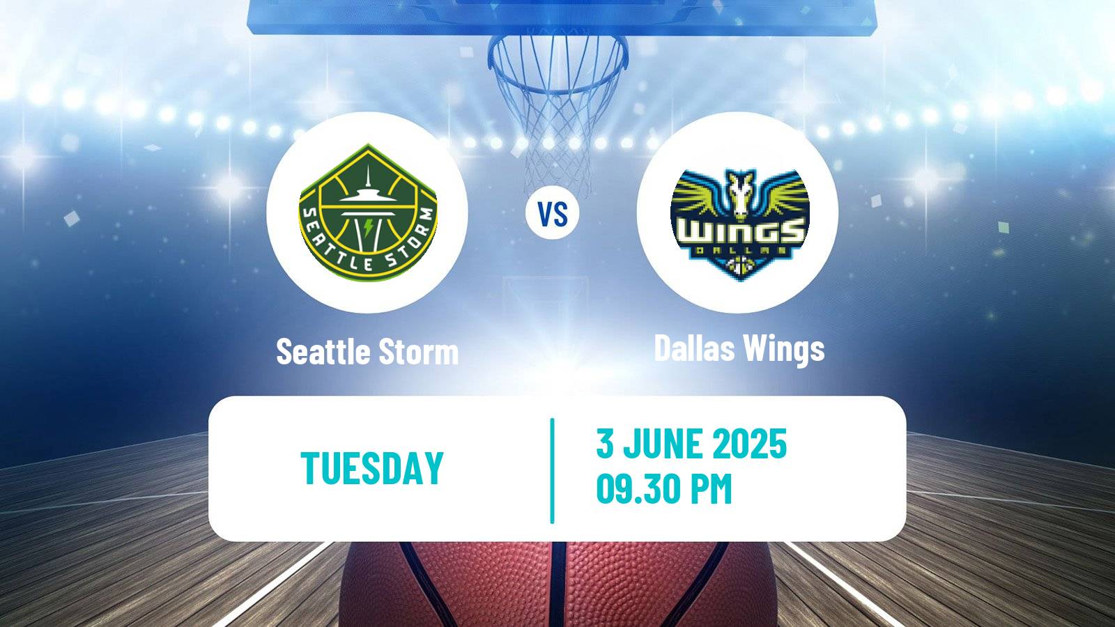 Basketball WNBA Seattle Storm - Dallas Wings