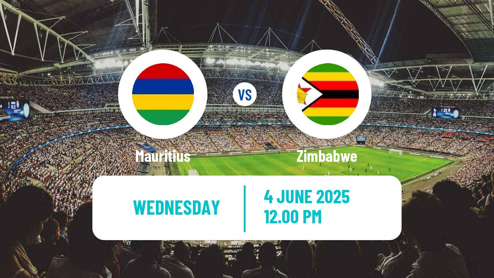 Soccer COSAFA Cup Mauritius - Zimbabwe