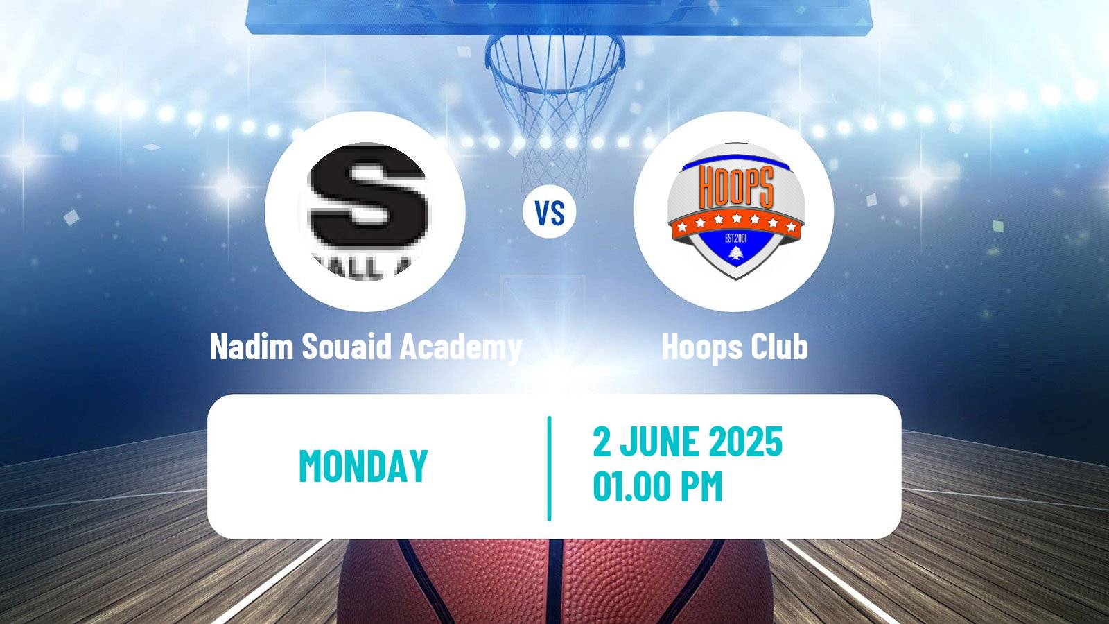 Basketball Lebanese Division 1 Basketball Nadim Souaid Academy - Hoops