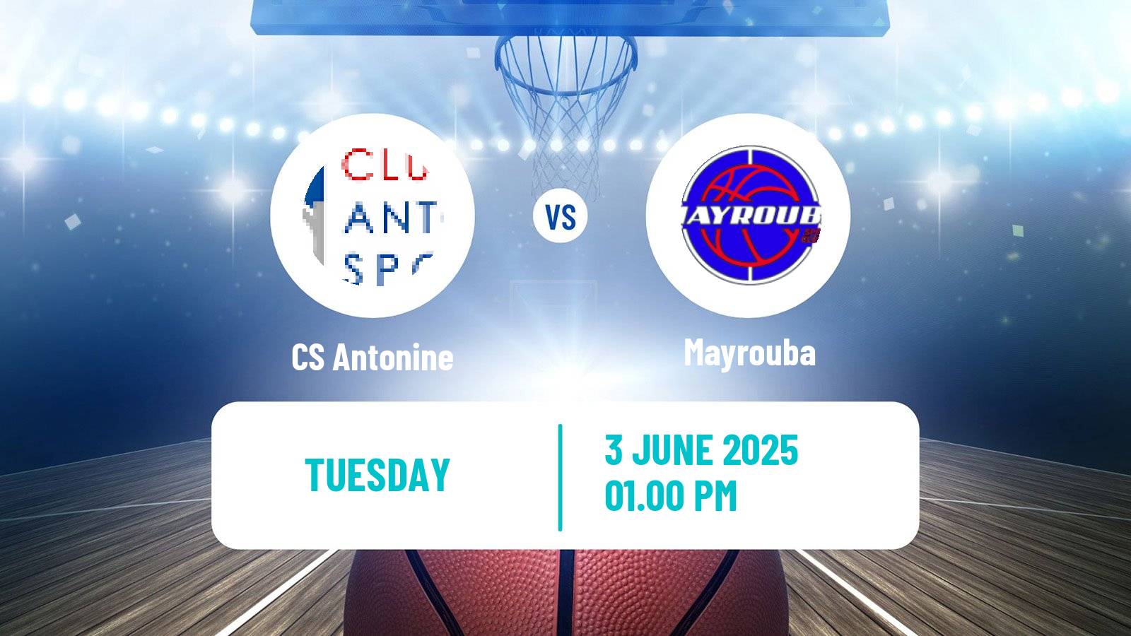 Basketball Lebanese Division 1 Basketball Antonine - Mayrouba