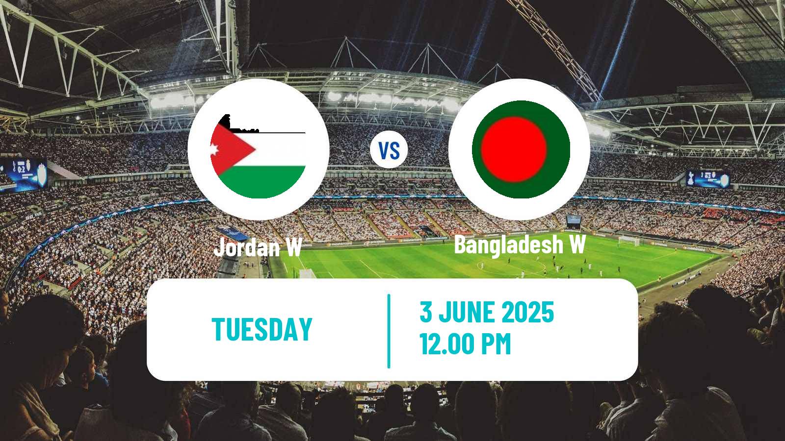 Soccer Friendly International Women Jordan W - Bangladesh W