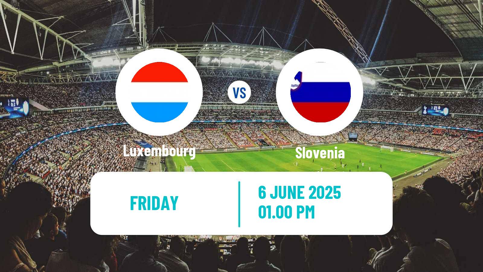 Soccer Friendly Luxembourg - Slovenia