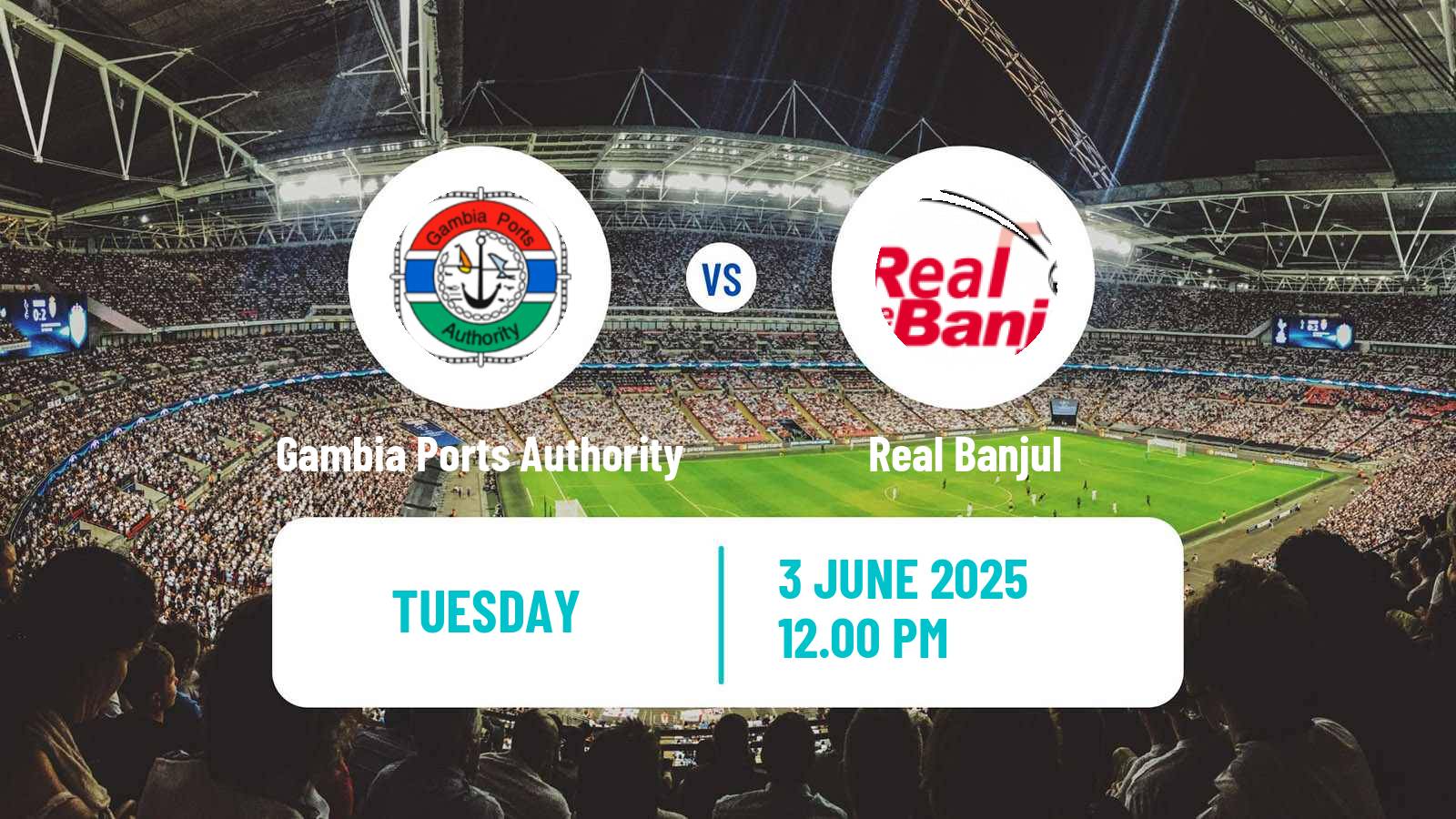 Soccer Gambian FF Cup Gambia Ports Authority - Real Banjul