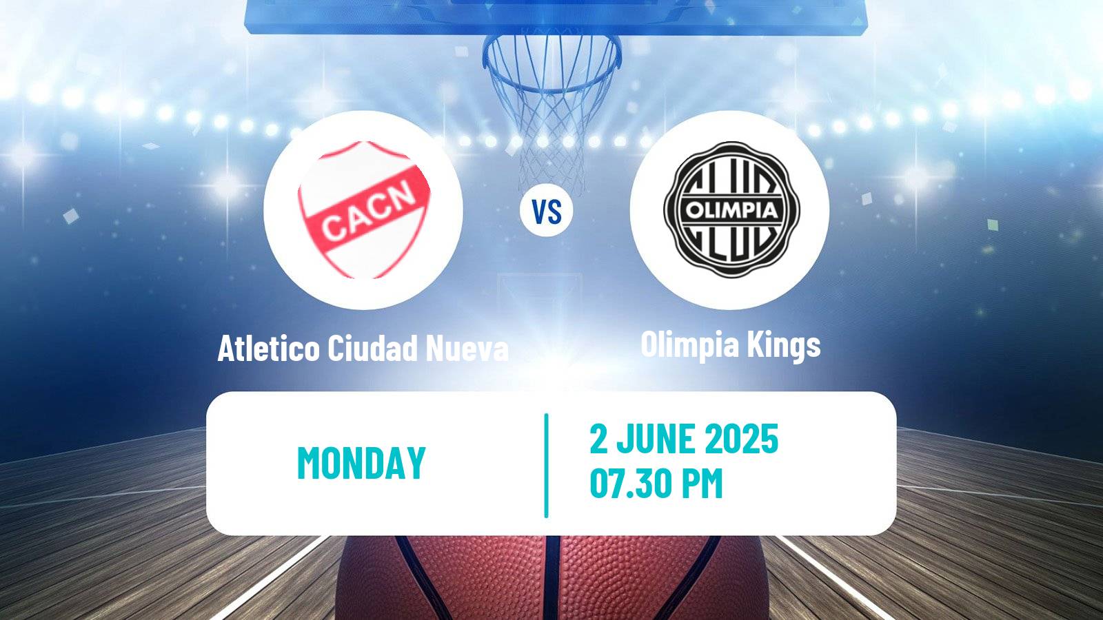Basketball Paraguayan LNB Basketball Atletico Ciudad Nueva - Olimpia Kings