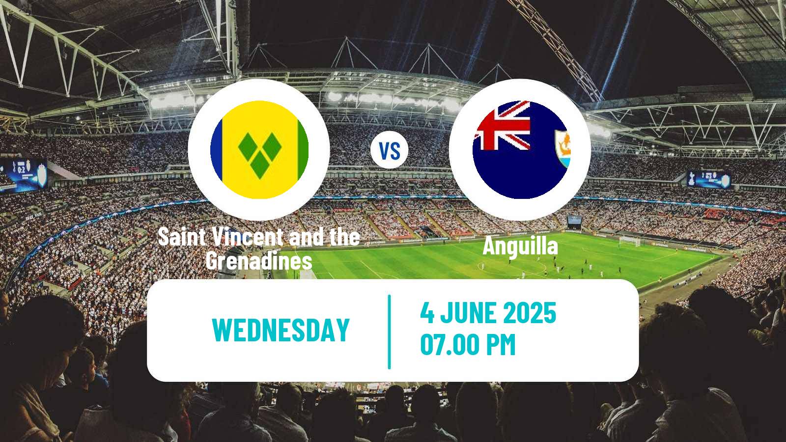 Soccer FIFA World Cup Saint Vincent and the Grenadines - Anguilla