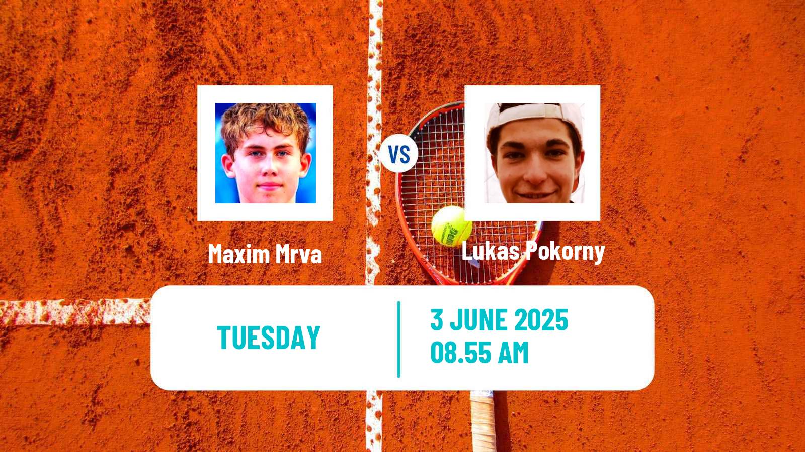 Tennis Prostejov Challenger Men Maxim Mrva - Lukas Pokorny