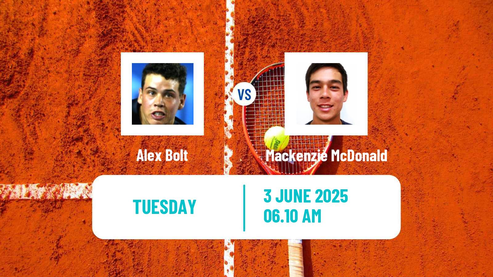 Tennis Birmingham Challenger Men Alex Bolt - Mackenzie McDonald