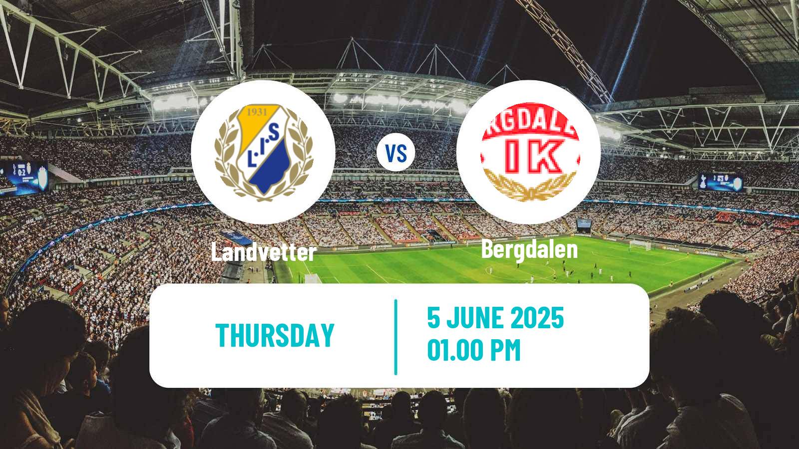 Soccer Swedish Division 2 - Västra Götaland Landvetter - Bergdalen