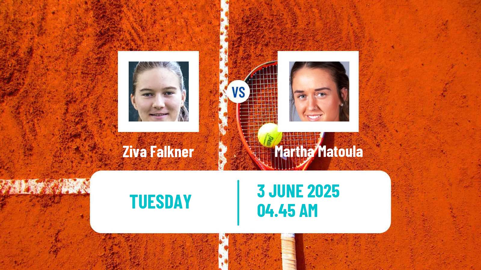Tennis ITF W35 Klagenfurt Women 2025 Ziva Falkner - Martha Matoula