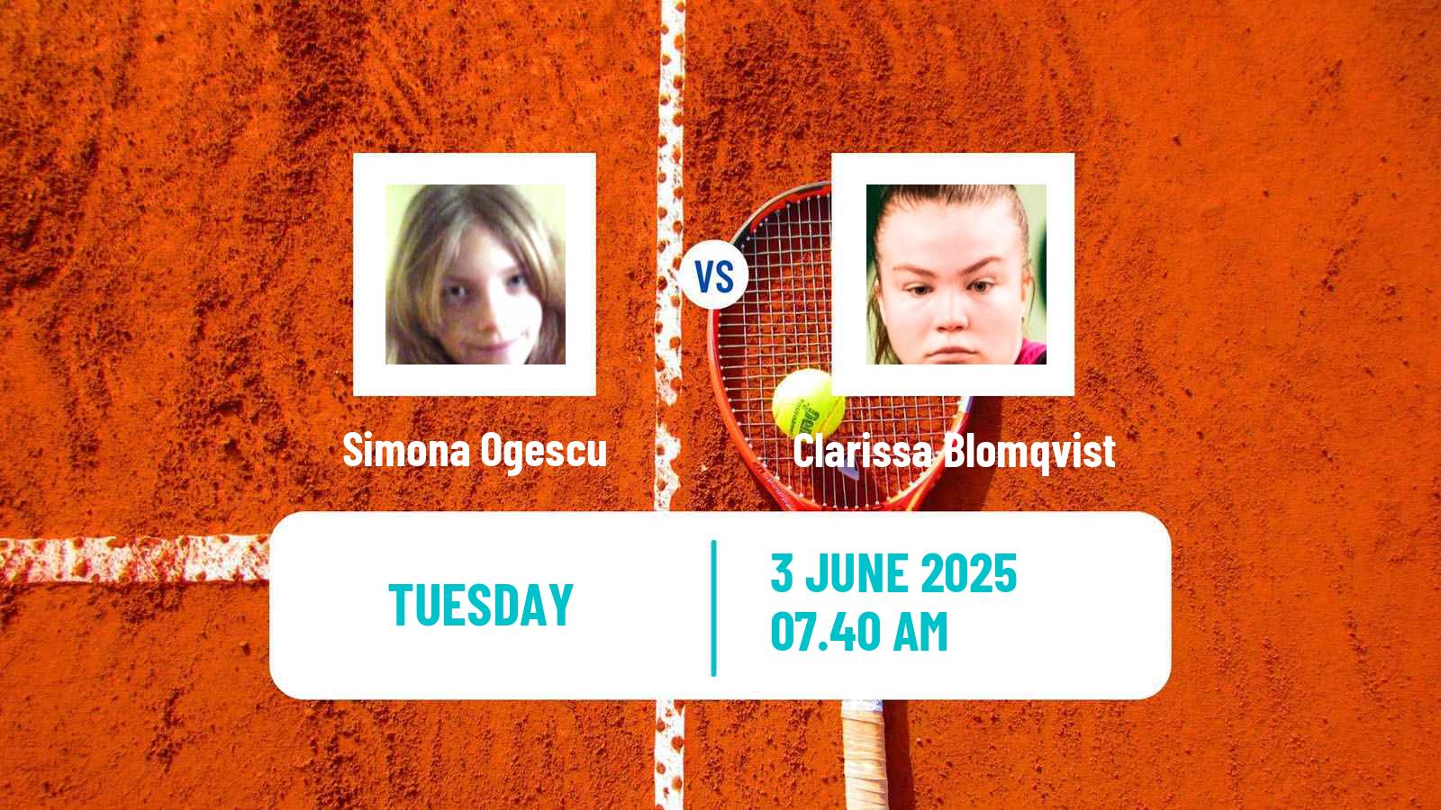 Tennis ITF W15 Focsani Women Simona Ogescu - Clarissa Blomqvist