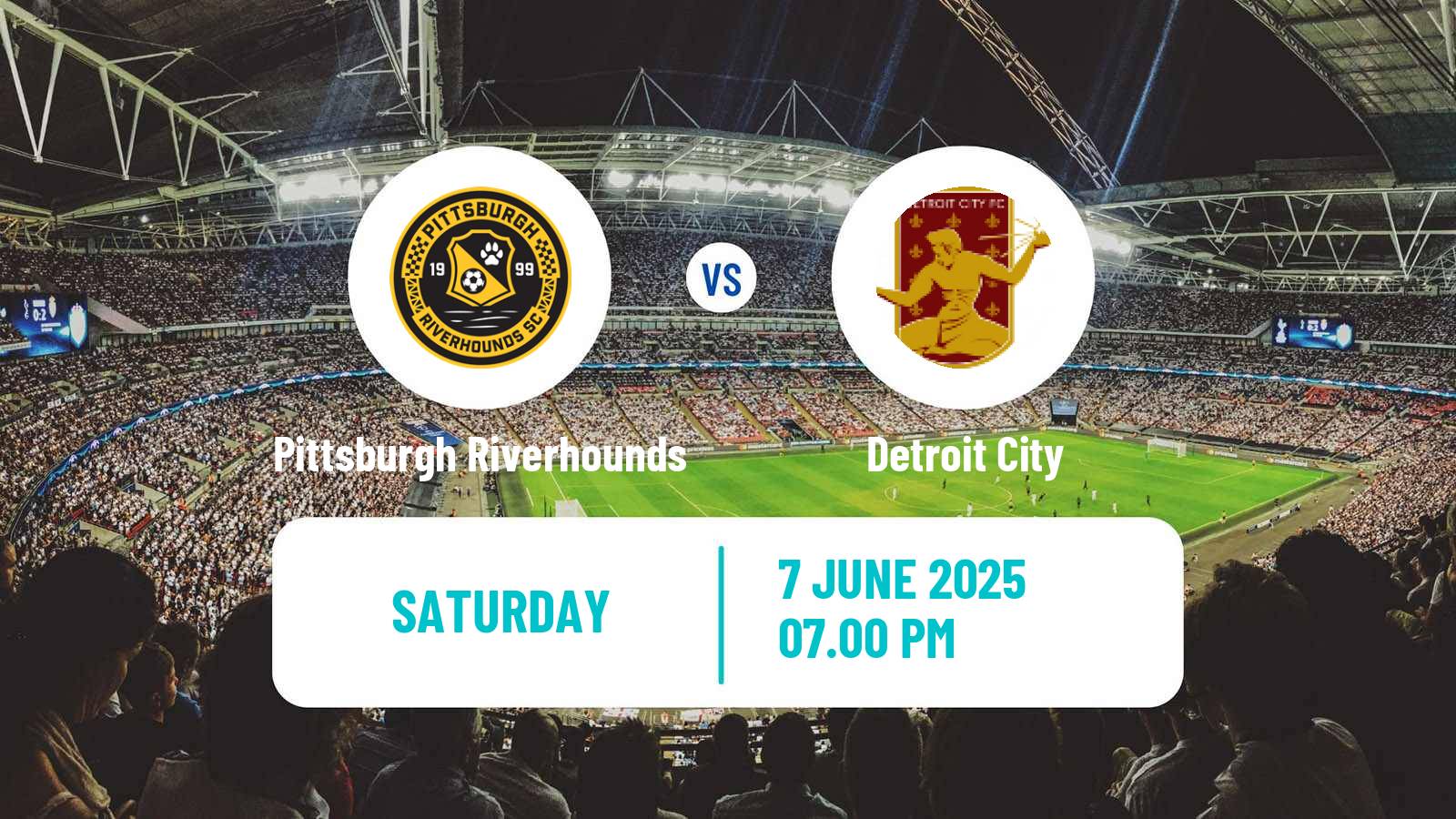 Soccer USL Championship Pittsburgh Riverhounds - Detroit City