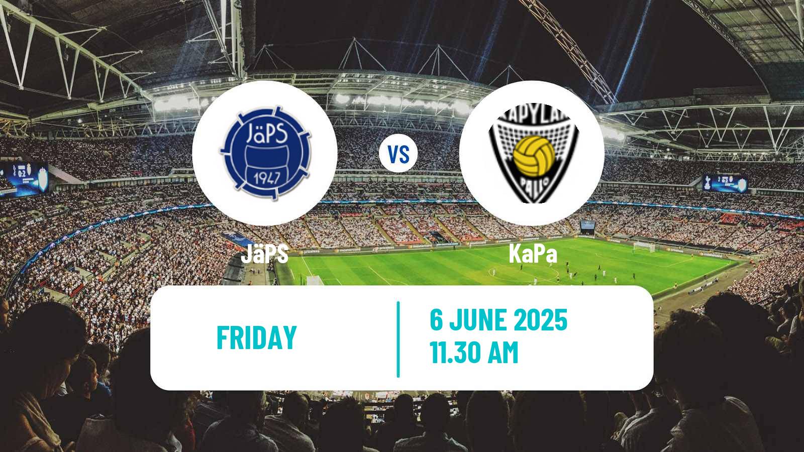 Soccer Finnish Ykkosliiga JäPS - KaPa