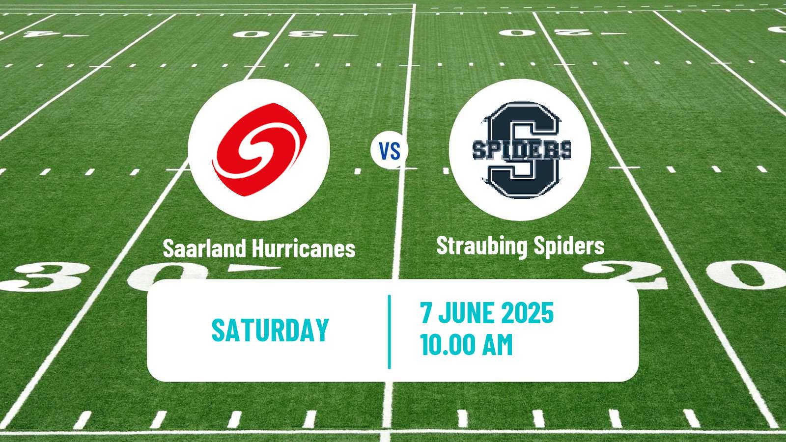 American football German GFL Saarland Hurricanes - Straubing Spiders