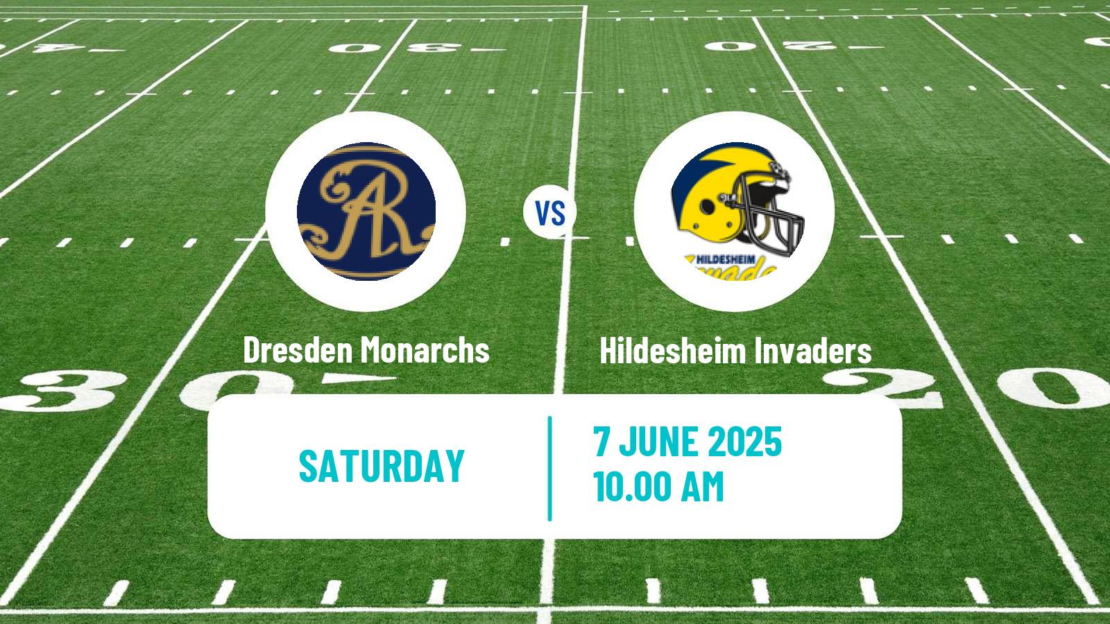 American football German GFL Dresden Monarchs - Hildesheim Invaders